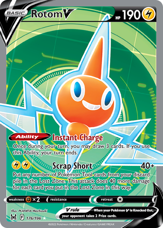 Rotom V - 176/196 Lost Origin