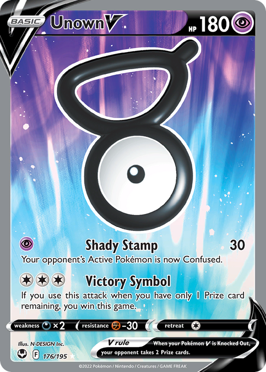 Unown V - 176/195 Silver Tempest