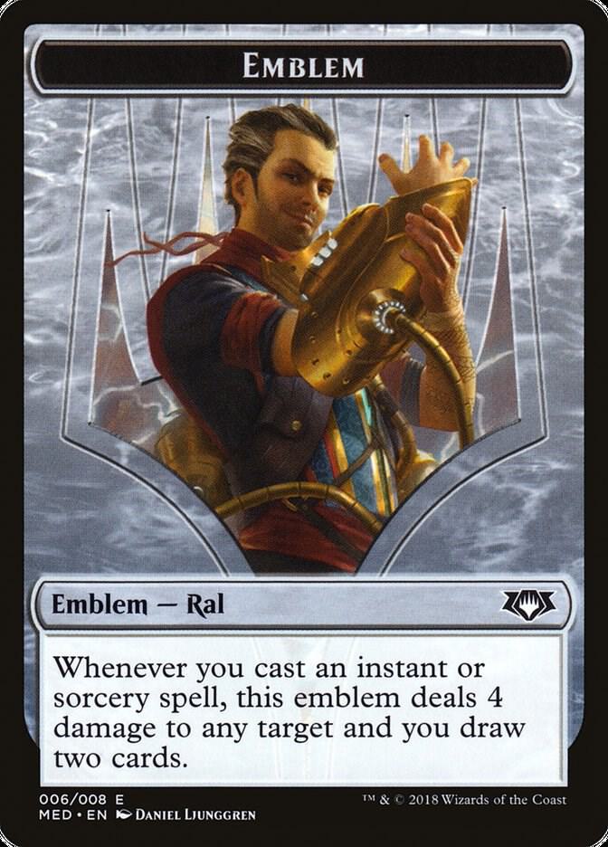 Emblem - Ral, Izzet Viceroy [Mythic Edition: Guilds of Ravnica] 6