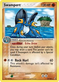Swampert - 27/100 (EX Crystal Guardians) [Deck Exclusives] 027/100