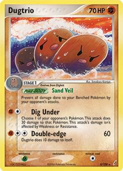 Dugtrio - 5/100 (EX Crystal Guardians) [Deck Exclusives] 005/100