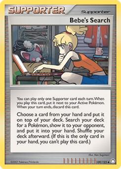 Bebe's Search - 109/123 (Cosmos Holofoil) [Miscellaneous Cards & Products] 109/123
