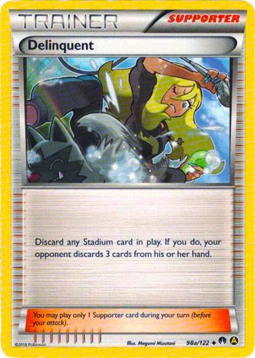 Delinquent - 98a/122 [Alternate Art Promos] 098a/122