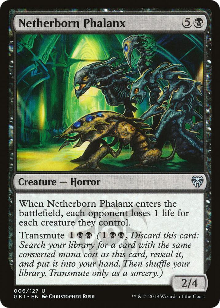 Netherborn Phalanx [Guilds of Ravnica: Guild Kits] 6