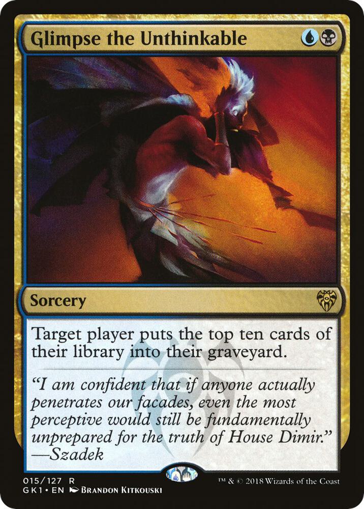 Glimpse the Unthinkable [Guilds of Ravnica: Guild Kits] 15