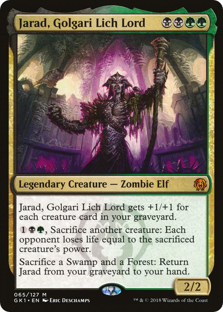 Jarad, Golgari Lich Lord [Guilds of Ravnica: Guild Kits] 65