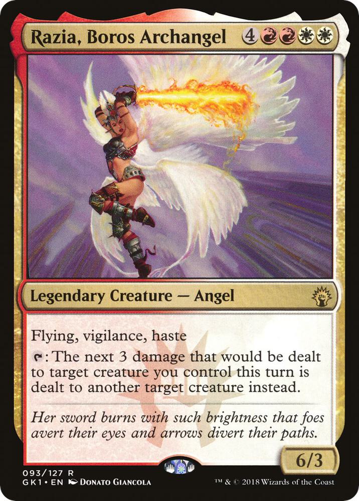 Razia, Boros Archangel [Guilds of Ravnica: Guild Kits] 93