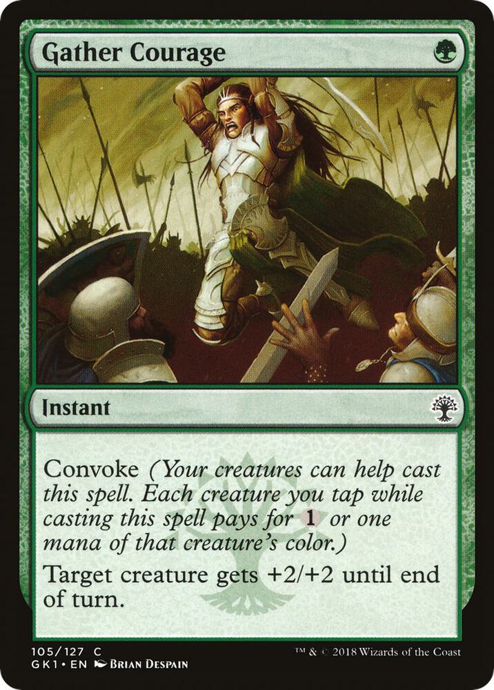 Gather Courage [Guilds of Ravnica: Guild Kits] 105