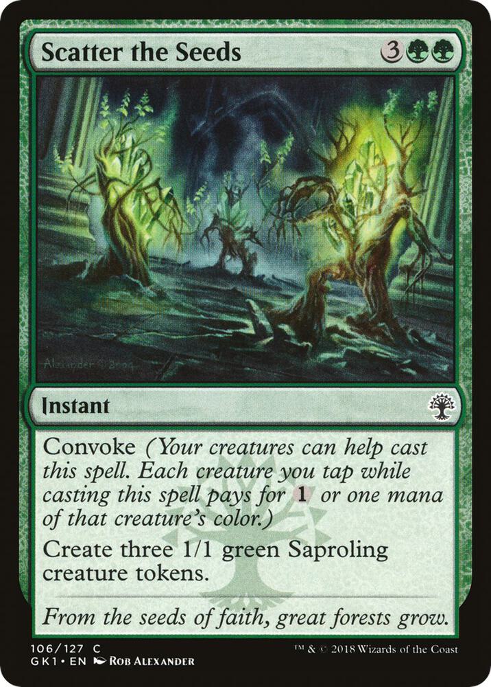 Scatter the Seeds [Guilds of Ravnica: Guild Kits] 106