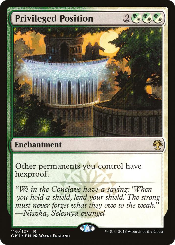 Privileged Position [Guilds of Ravnica: Guild Kits] 116