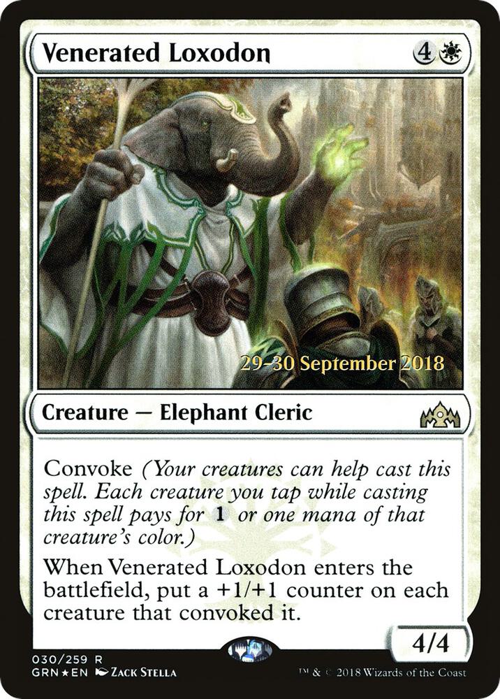 Venerated Loxodon [Prerelease Cards] 30