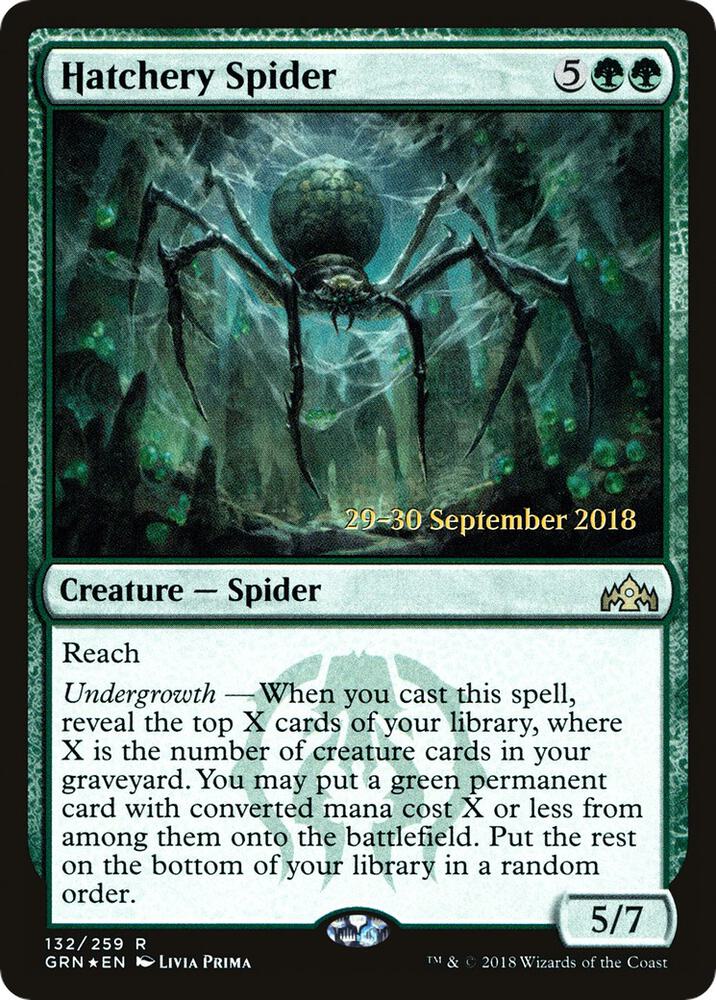 Hatchery Spider [Prerelease Cards] 132