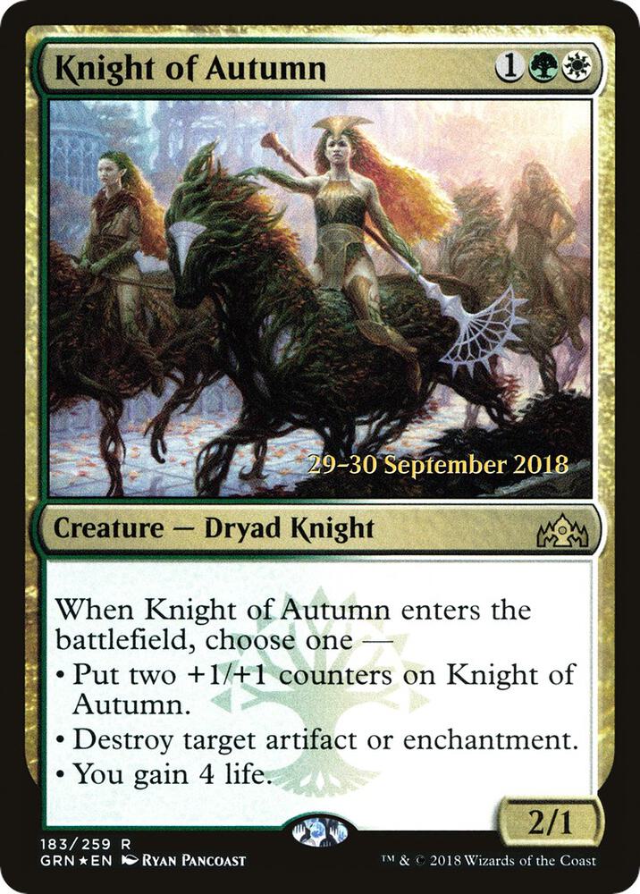 Knight of Autumn [Prerelease Cards] 183