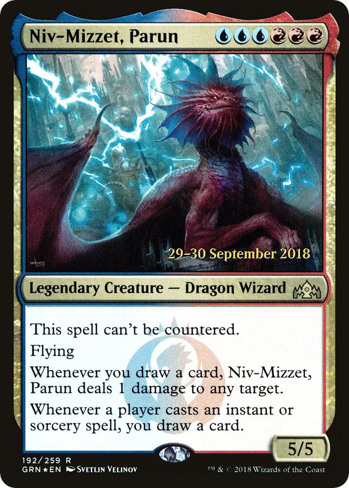 Niv-Mizzet, Parun [Prerelease Cards] 192