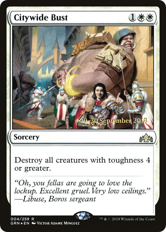 Citywide Bust [Prerelease Cards] 4