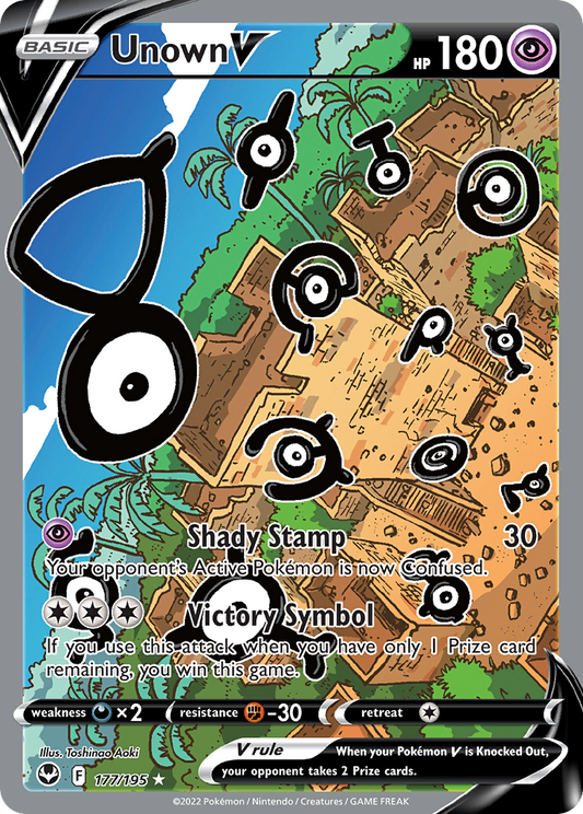 Unown V - 177/195 Silver Tempest