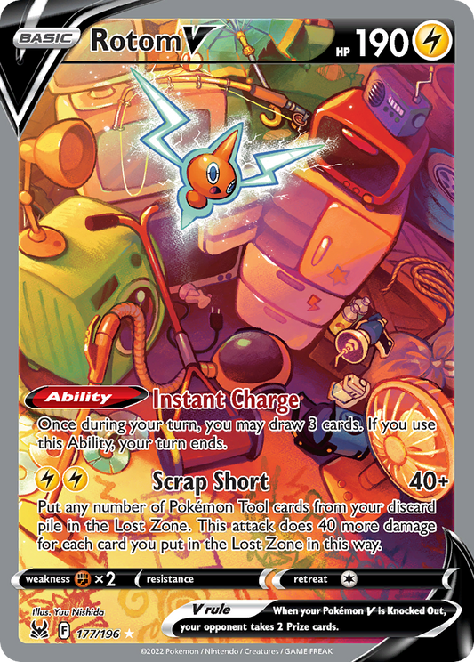 Rotom V - 177/196 Lost Origin