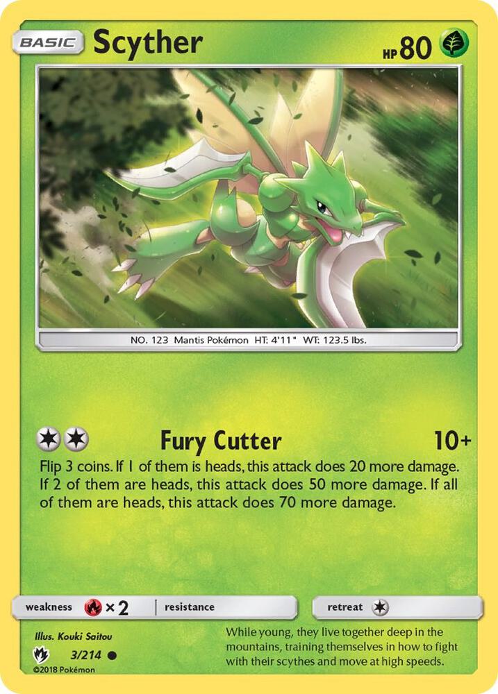 Scyther [SM - Lost Thunder] 3/214
