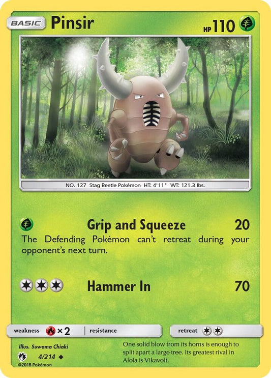 Pinsir [SM - Lost Thunder] 4/214