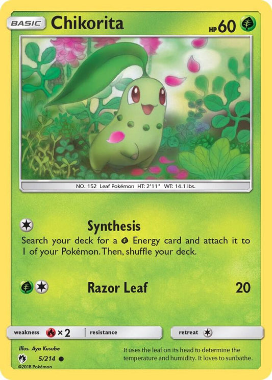 Chikorita (5) [SM - Lost Thunder] 5/214