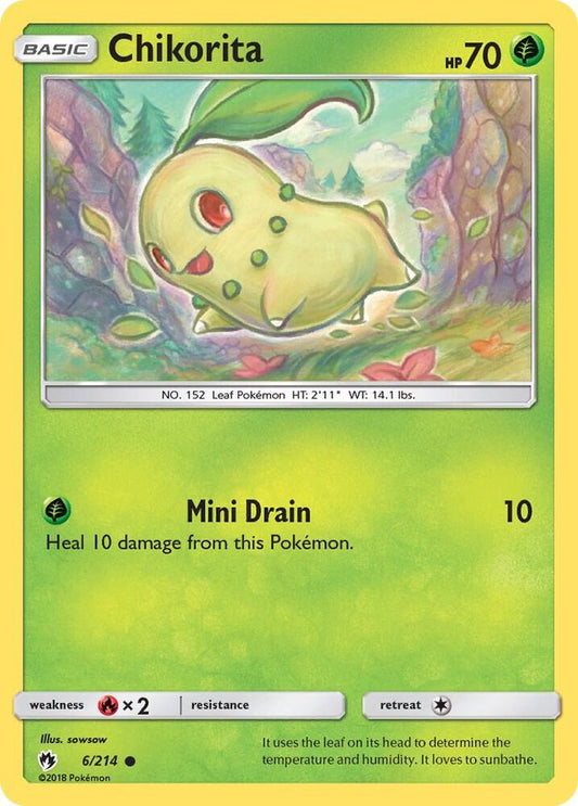 Chikorita (6) [SM - Lost Thunder] 6/214