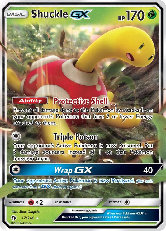 Shuckle GX [SM - Lost Thunder] 17/214