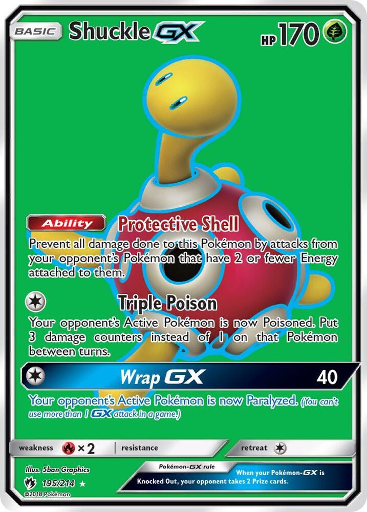 Shuckle GX (Full Art) [SM - Lost Thunder] 195/214