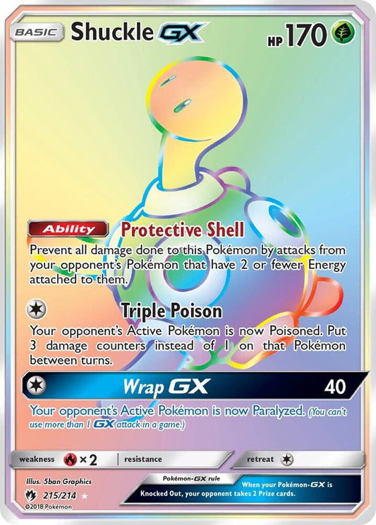Shuckle GX (Secret) [SM - Lost Thunder] 215/214