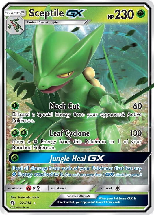 Sceptile GX [SM - Lost Thunder] 22/214