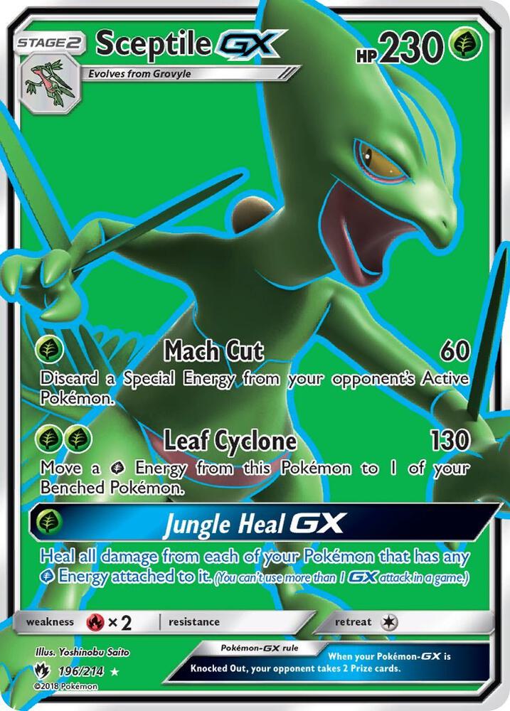 Sceptile GX (Full Art) [SM - Lost Thunder] 196/214