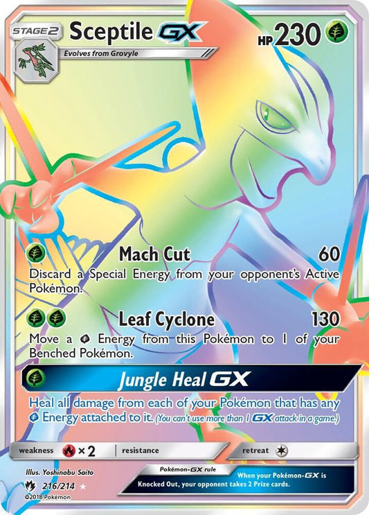Sceptile GX (Secret) [SM - Lost Thunder] 216/214