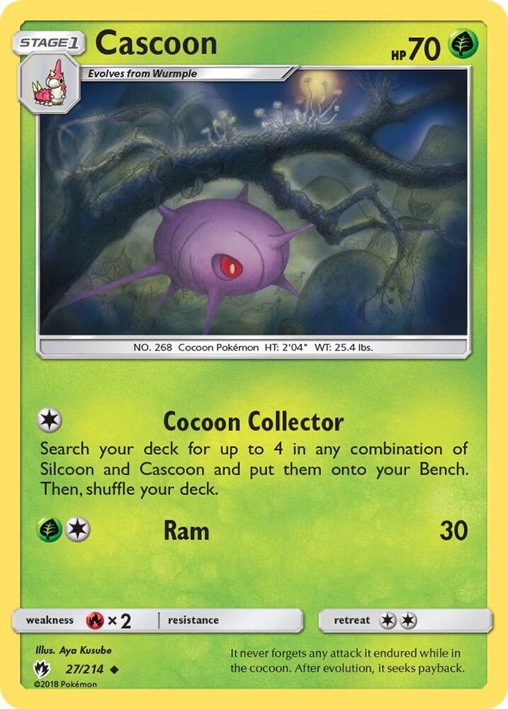 Cascoon [SM - Lost Thunder] 27/214