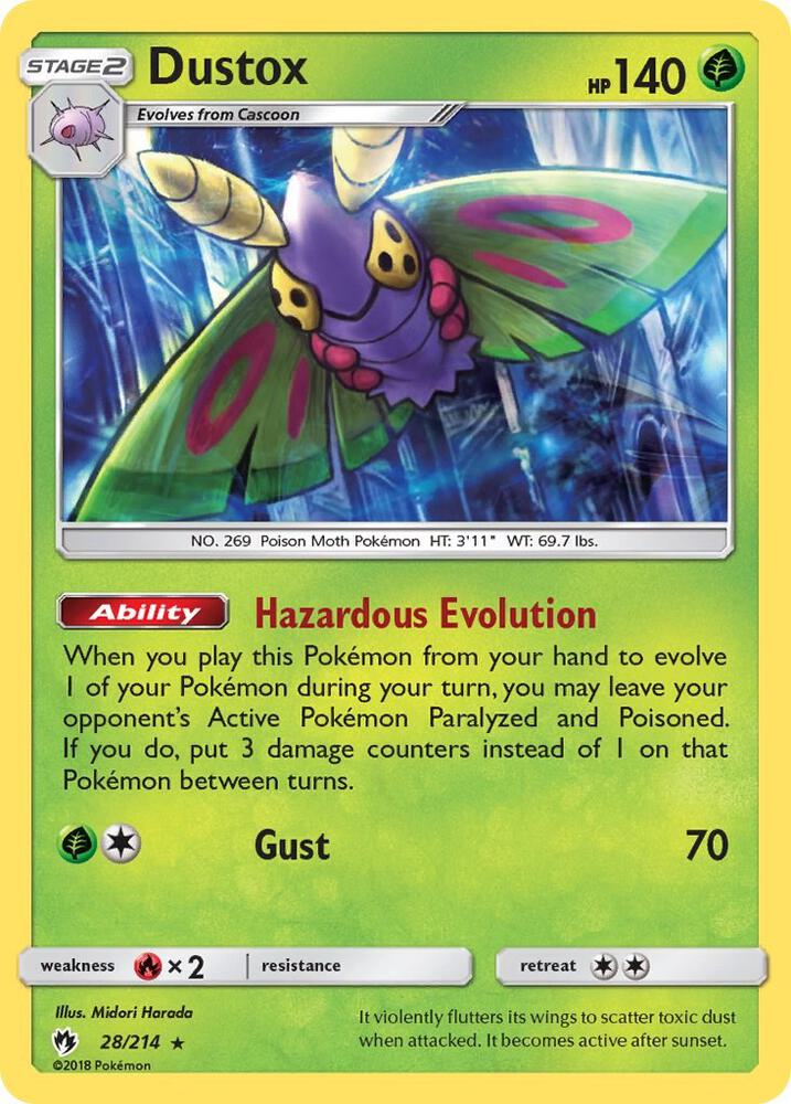 Dustox [SM - Lost Thunder] 28/214