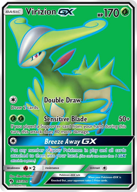 Virizion GX (Full Art) [SM - Lost Thunder] 197/214