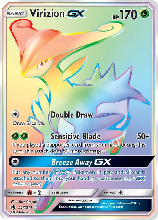 Virizion GX (Secret) [SM - Lost Thunder] 217/214