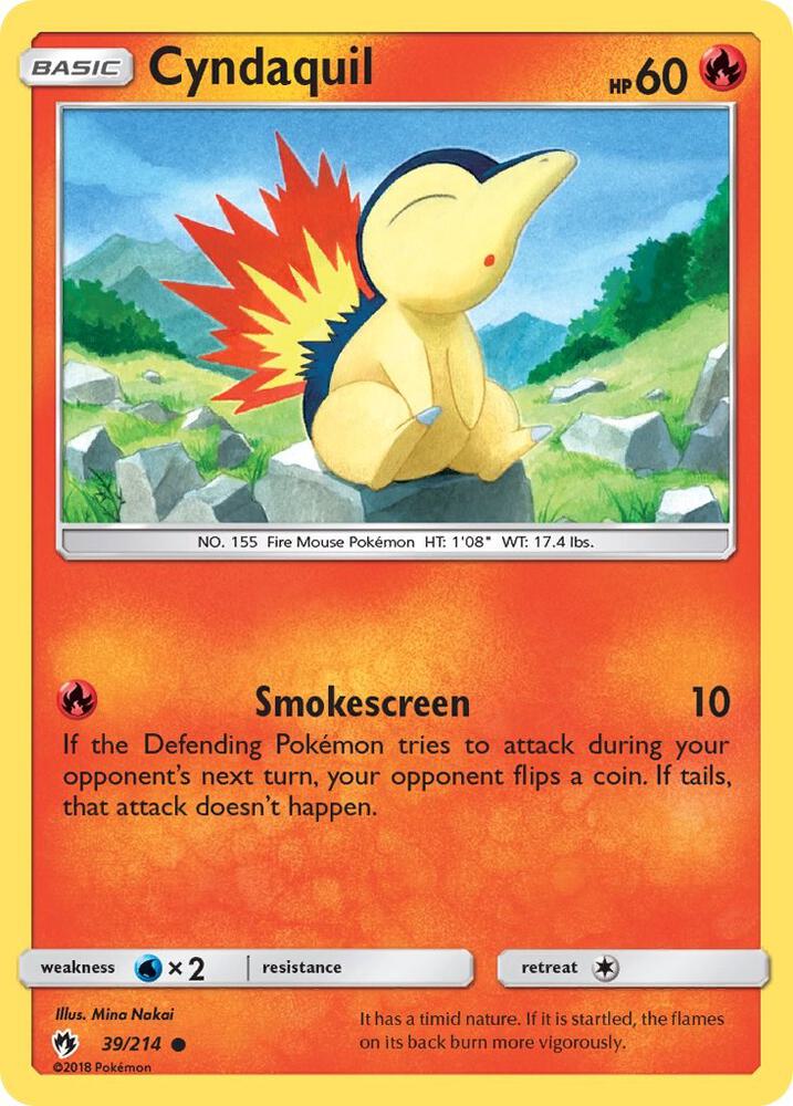 Cyndaquil (39) [SM - Lost Thunder] 39/214