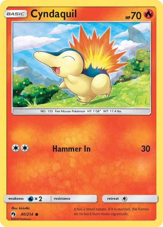 Cyndaquil (40) [SM - Lost Thunder] 40/214