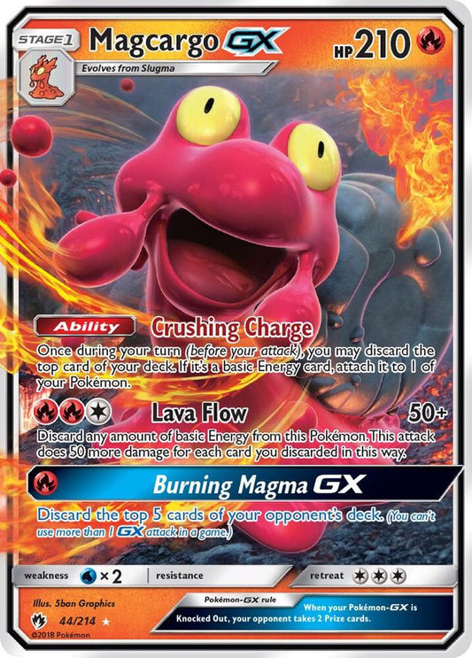 Magcargo GX [SM - Lost Thunder] 44/214