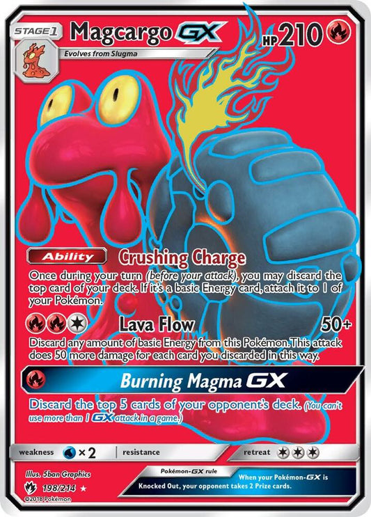 Magcargo GX (Full Art) [SM - Lost Thunder] 198/214