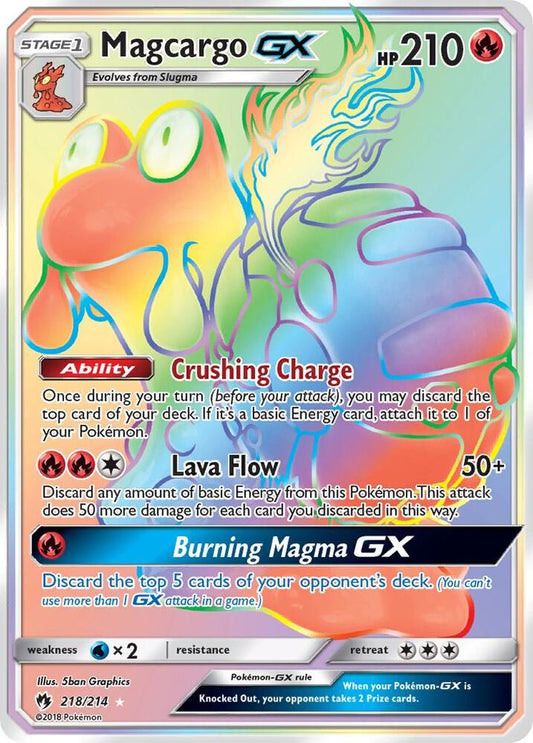 Magcargo GX (Secret) [SM - Lost Thunder] 218/214