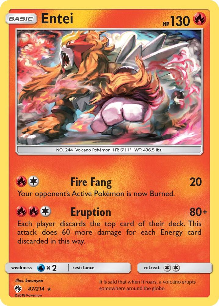 Entei [SM - Lost Thunder] 47/214