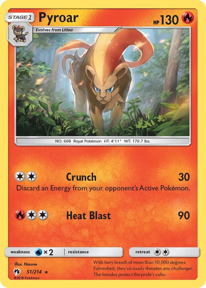 Pyroar [SM - Lost Thunder] 51/214