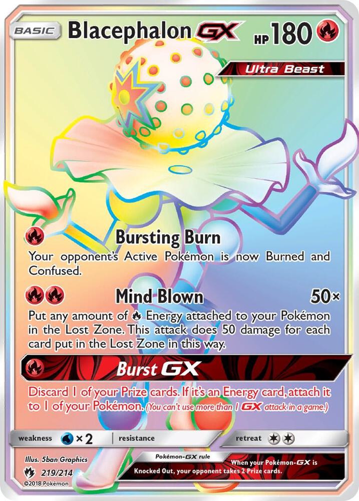 Blacephalon GX (Secret) [SM - Lost Thunder] 219/214
