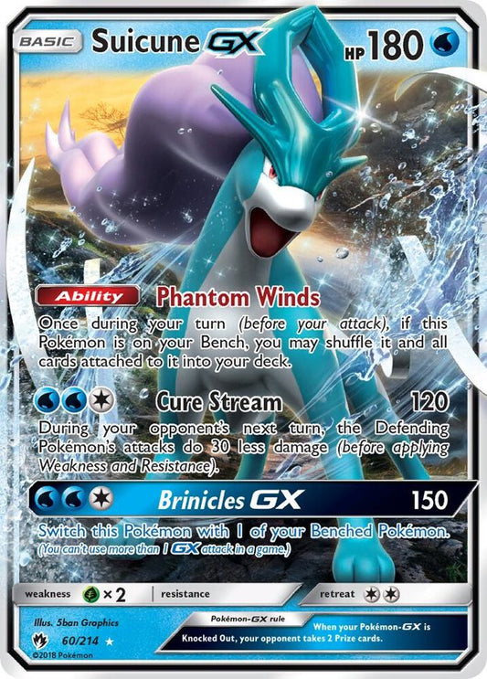 Suicune GX [SM - Lost Thunder] 60/214