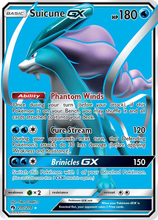 Suicune GX (Full Art) [SM - Lost Thunder] 200/214