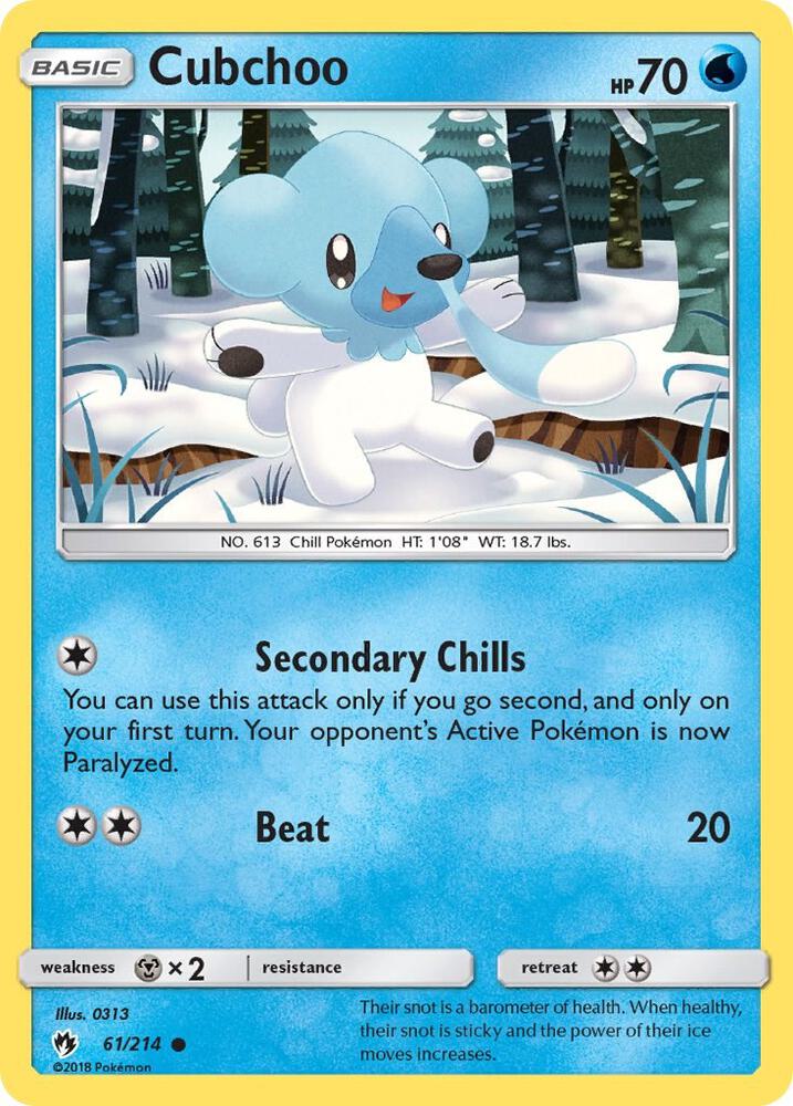Cubchoo [SM - Lost Thunder] 61/214