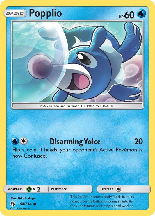 Popplio (64) [SM - Lost Thunder] 64/214