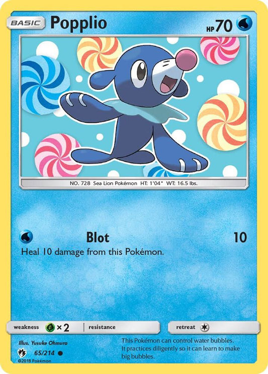 Popplio (65) [SM - Lost Thunder] 65/214
