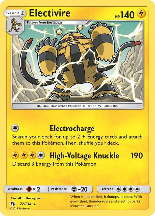 Electivire [SM - Lost Thunder] 72/214