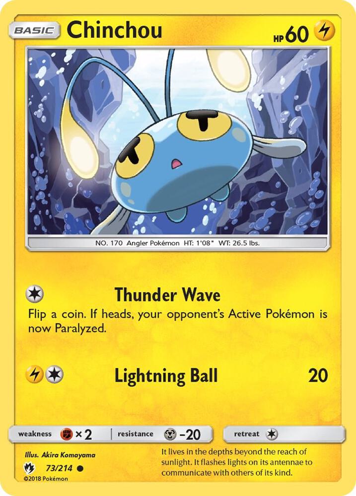 Chinchou [SM - Lost Thunder] 73/214